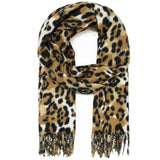 Damen Leopard XXL Schal Lang