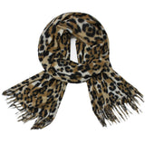 Damen Leopard XXL Schal Lang