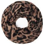 Damen Leopard XXL Schal Lang