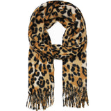 Damen Leopard XXL Schal Lang