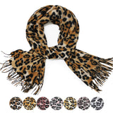 Damen Leopard XXL Schal Lang