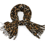 Damen Leopard XXL Schal Lang