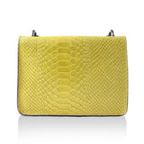 Genuine Leder Chain Handtasche Made In Italy
