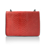 Genuine Leder Chain Handtasche Made In Italy