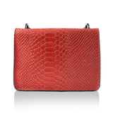 Genuine Leder Chain Handtasche Made In Italy