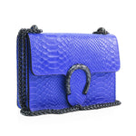 Genuine Leder Chain Handtasche Made In Italy