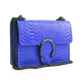 Genuine Leder Chain Handtasche Made In Italy