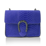 Genuine Leder Chain Handtasche Made In Italy