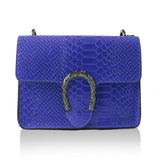 Genuine Leder Chain Handtasche Made In Italy