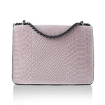Genuine Leder Chain Handtasche Made In Italy