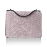 Genuine Leder Chain Handtasche Made In Italy
