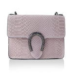 Genuine Leder Chain Handtasche Made In Italy
