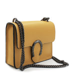Genuine Leder Chain Handtasche Made In Italy