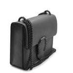 Genuine Leder Chain Handtasche Made In Italy