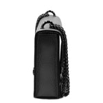 Genuine Leder Chain Handtasche Made In Italy