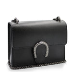 Genuine Leder Chain Handtasche Made In Italy