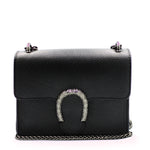 Genuine Leder Chain Handtasche Made In Italy