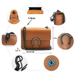 Genuine Leder Chain Handtasche Made In Italy