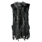 Damen Weste Echtfell Fellweste Winter Pelz Jack