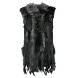 Damen Weste Echtfell Fellweste Winter Pelz Jack