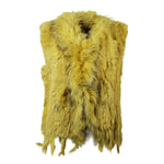 Damen Weste Echtfell Fellweste Winter Mantel Jacke