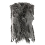 Damen Weste Echtfell Fellweste Winter Mantel Jacke