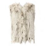 Damen Weste Echtfell Fellweste Winter Mantel Jacke