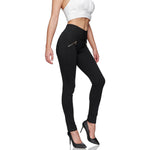 Damen Stretch Hose Skinny Fit Jegging High-Waist Leggings