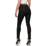 Damen Stretch Hose Skinny Fit Jegging High-Waist Leggings