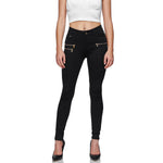 Damen Stretch Hose Skinny Fit Jegging High-Waist Leggings