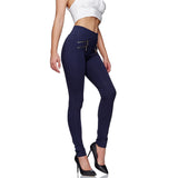 Damen Stretch Hose Skinny Fit Jegging High-Waist Leggings