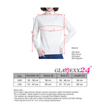 Damen Pullover Langarm Rollkragenpullover