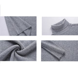 Damen Pullover Langarm Rollkragenpullover