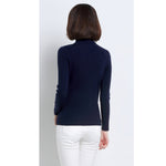 Damen Pullover Langarm Rollkragenpullover