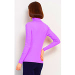 Damen Pullover Langarm Rollkragenpullover