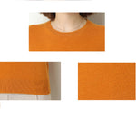 Damen Pullover Langarm Rundhals