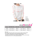 Damen Pullover Langarm Rundhals