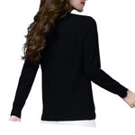 Damen Pullover Langarm Rundhals