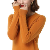 Damen Pullover Langarm Rundhals