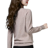 Damen Pullover Langarm Rundhals