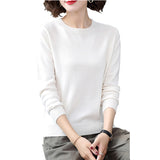 Damen Pullover Langarm Rundhals
