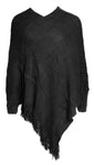 Damen Poncho Winter