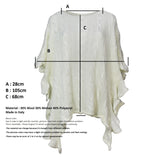 Damen Poncho Winter
