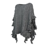Damen Poncho Winter