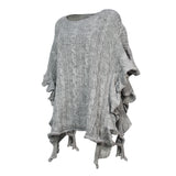 Damen Poncho Winter