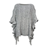 Damen Poncho Winter