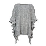 Damen Poncho Winter