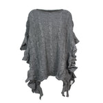Damen Poncho Winter