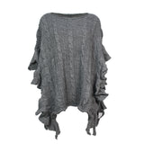 Damen Poncho Winter