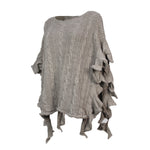 Damen Poncho Winter